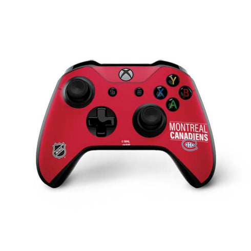 NHL Montreal Canadiens Lineup Xbox One X Controller Skin