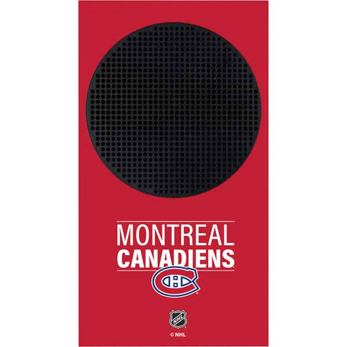 NHL Montreal Canadiens Lineup Xbox Series S Bundle Skin