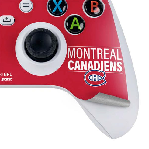 NHL Montreal Canadiens Lineup Xbox Series S Bundle Skin