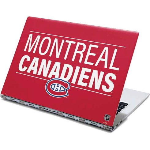 NHL Montreal Canadiens Lineup Yoga 910 2-in-1 14in Touch-Screen Skin