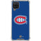 NHL Montreal Canadiens Solid Background Galaxy A12 Clear Case