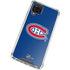 NHL Montreal Canadiens Solid Background Galaxy A12 Clear Case