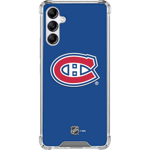 NHL Montreal Canadiens Solid Background Galaxy A15 5G Clear Case
