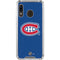 NHL Montreal Canadiens Solid Background Galaxy A30 Clear Case