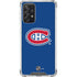 NHL Montreal Canadiens Solid Background Galaxy A72 5G Clear Case