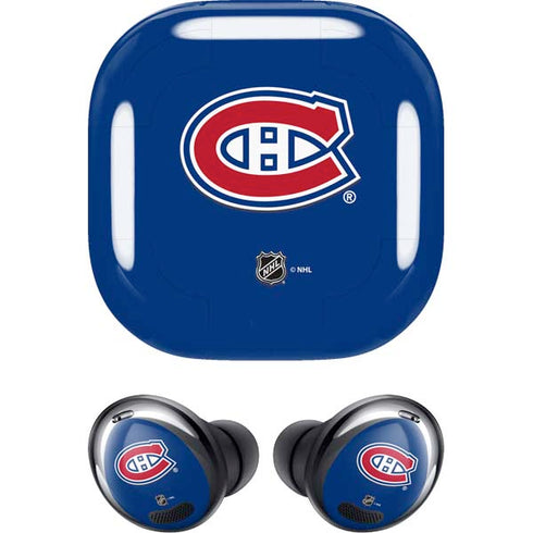 NHL Montreal Canadiens Solid Background Galaxy Buds Pro Skin