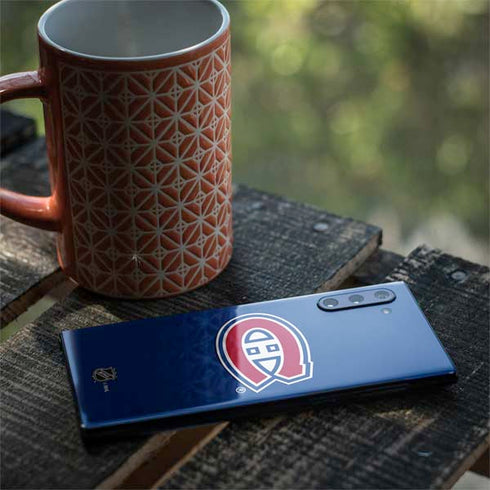 NHL Montreal Canadiens Solid Background Galaxy Note 10 Skin