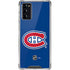 NHL Montreal Canadiens Solid Background Galaxy Note20 5G Clear Case