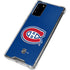 NHL Montreal Canadiens Solid Background Galaxy Note20 5G Clear Case