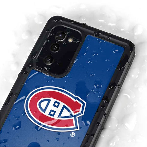 NHL Montreal Canadiens Solid Background Galaxy Note20 5G Waterproof Case