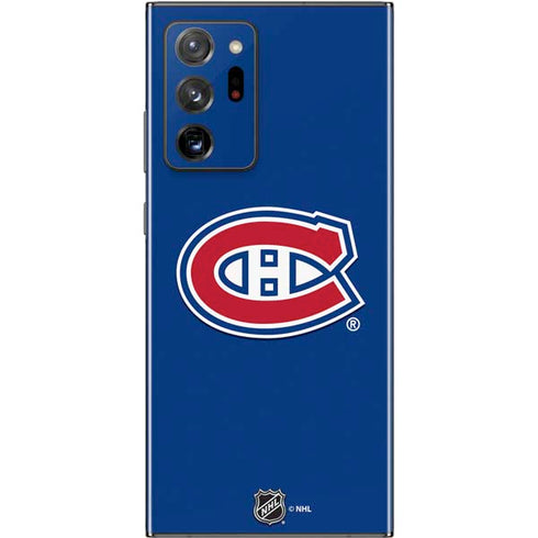 NHL Montreal Canadiens Solid Background Galaxy Note20 Ultra 5G Skin