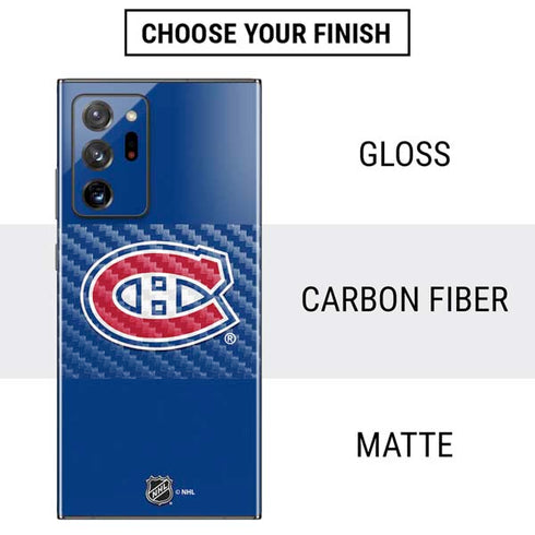 NHL Montreal Canadiens Solid Background Galaxy Note20 Ultra 5G Skin