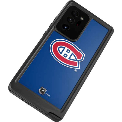 NHL Montreal Canadiens Solid Background Galaxy Note20 Ultra 5G Waterproof Case