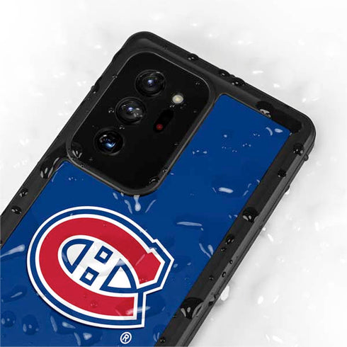 NHL Montreal Canadiens Solid Background Galaxy Note20 Ultra 5G Waterproof Case