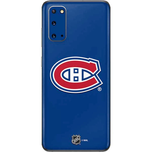 NHL Montreal Canadiens Solid Background Galaxy S20 Skin