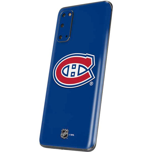 NHL Montreal Canadiens Solid Background Galaxy S20 Skin