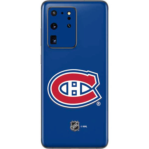 NHL Montreal Canadiens Solid Background Galaxy S20 Ultra 5G Skin