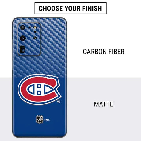 NHL Montreal Canadiens Solid Background Galaxy S20 Ultra 5G Skin