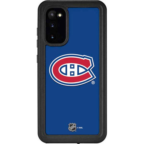 NHL Montreal Canadiens Solid Background Galaxy S20 Waterproof Case