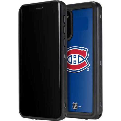 NHL Montreal Canadiens Solid Background Galaxy S20 Waterproof Case