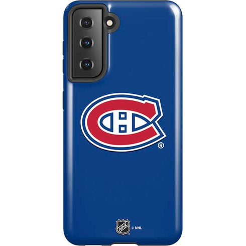 NHL Montreal Canadiens Solid Background Galaxy S21 5G Pro Case