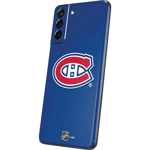 NHL Montreal Canadiens Solid Background Galaxy S21 5G Skin
