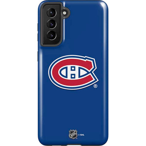 NHL Montreal Canadiens Solid Background Galaxy S21 FE Pro Case