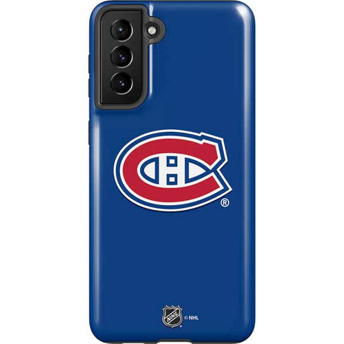 NHL Montreal Canadiens Solid Background Galaxy S21 Plus 5G Pro Case