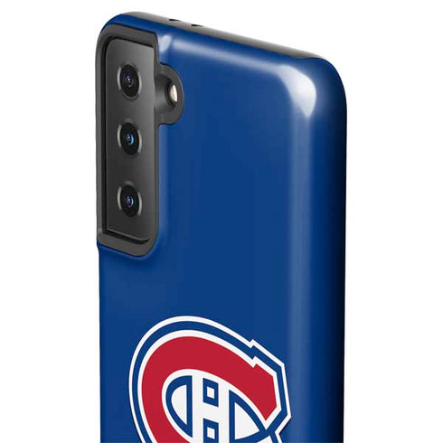 NHL Montreal Canadiens Solid Background Galaxy S21 Plus 5G Pro Case