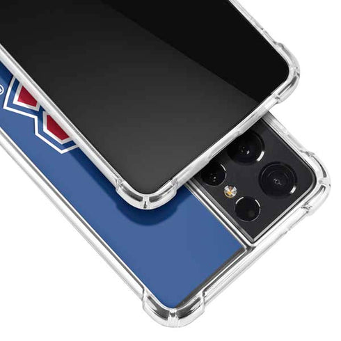 NHL Montreal Canadiens Solid Background Galaxy S21 Ultra 5G Clear Case