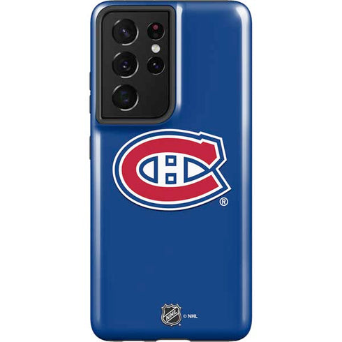 NHL Montreal Canadiens Solid Background Galaxy S21 Ultra 5G Pro Case