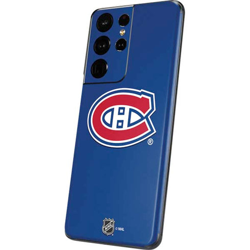 NHL Montreal Canadiens Solid Background Galaxy S21 Ultra 5G Skin