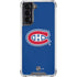 NHL Montreal Canadiens Solid Background Galaxy S22 Clear Case