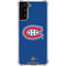 NHL Montreal Canadiens Solid Background Galaxy S22 Plus Clear Case