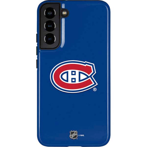 NHL Montreal Canadiens Solid Background Galaxy S22 Plus Pro Case