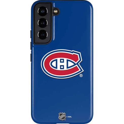 NHL Montreal Canadiens Solid Background Galaxy S22 Pro Case