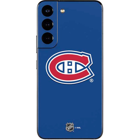NHL Montreal Canadiens Solid Background Galaxy S22 Skin