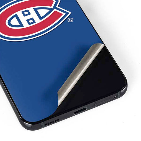 NHL Montreal Canadiens Solid Background Galaxy S22 Skin