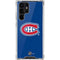 NHL Montreal Canadiens Solid Background Galaxy S22 Ultra Clear Case