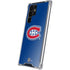NHL Montreal Canadiens Solid Background Galaxy S22 Ultra Clear Case