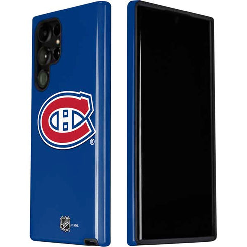 NHL Montreal Canadiens Solid Background Galaxy S22 Ultra Pro Case