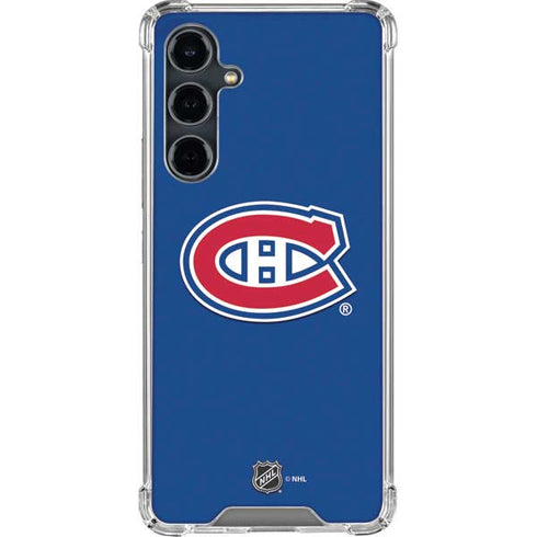 NHL Montreal Canadiens Solid Background Galaxy S23 FE Clear Case