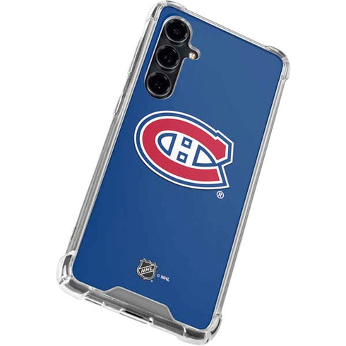 NHL Montreal Canadiens Solid Background Galaxy S23 FE Clear Case