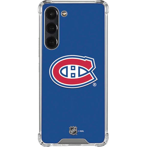 NHL Montreal Canadiens Solid Background Galaxy S23 Plus Clear Case