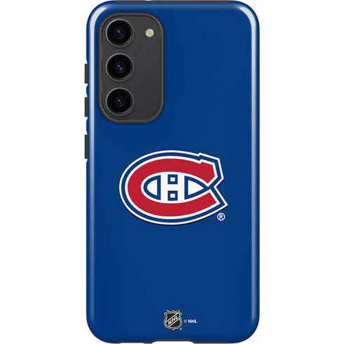 NHL Montreal Canadiens Solid Background Galaxy S23 Plus Pro Case