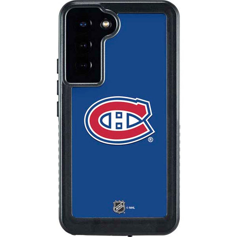 NHL Montreal Canadiens Solid Background Galaxy S23 Plus Waterproof Case
