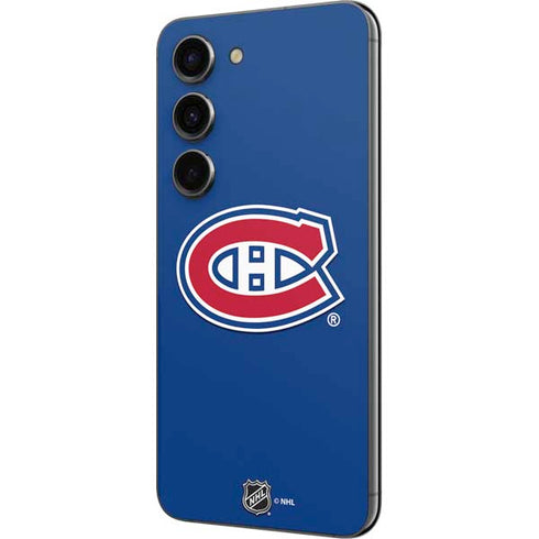 NHL Montreal Canadiens Solid Background Galaxy S23 Skin