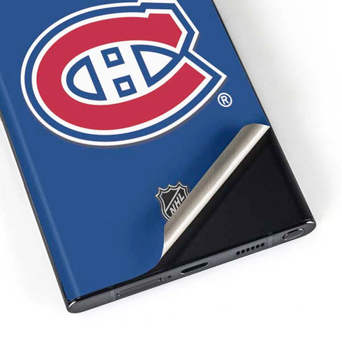 NHL Montreal Canadiens Solid Background Galaxy S23 Ultra Skin
