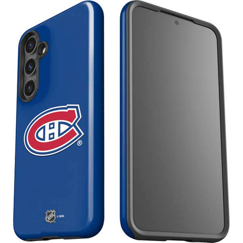 NHL Montreal Canadiens Solid Background Galaxy S24 Plus Impact Case