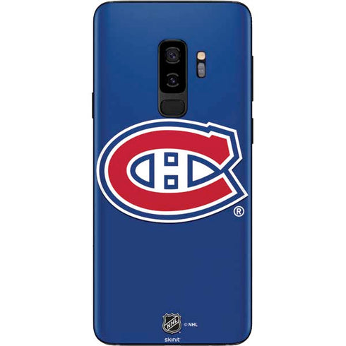 NHL Montreal Canadiens Solid Background Galaxy S9 Plus Skin